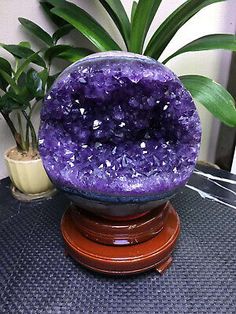 ad eBay - 10.14LB Top Natural Amethyst Geode Start Smile Quartz Crystal Reiki Decor+ Stand - Buy Now, click the link (eBay) Nature, Reiki Decor, Crystal Room Decor, Decor Stand, Crystal Room, Crystal Reiki, Amethyst Geode