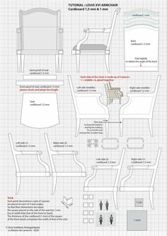 the instructions for how to make an easy chair