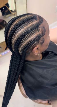 Black Ponytail, Cute Braided Hairstyles, Cute Box Braids Hairstyles, Braided Hairstyles For Teens