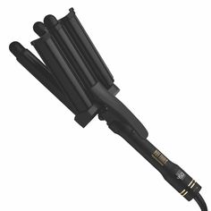 Hot Tools Professional Pro Artist Black Gold 3 Barrel WaverModel: HTIR8001BG Style long-lasting waves in a fraction of the time. This professional three-barrel waver creates soft waves faster than any traditional curling iron. Make pro-level waves with the Black Gold 3 Barrel Waver. Innovative Pulse Technology heats up evenly and holds optimal wave-making temps. Digital precision heat settings (up to 455°F) let you pick the best heat level for your hair type. Whether loose or luxe, beachy or boh Waves Iron, Digital Hair, Hair Crimper, Soft Waves, Hot Tools, Professional Fashion, Curling Iron, Hair Waves, After Dark