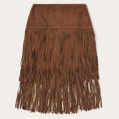 Suede Fringed Skirt | Stetson Fringe Mini Skirt, Suede Fringe Skirt, Yee Haw, Wide Trousers, Fringe Skirt, Suede Skirt, Suede Fringe, Big Fashion, Fall Fashion Trends