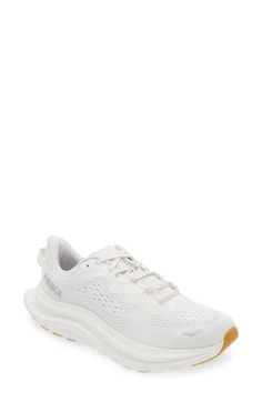 This all-purpose training shoe is updated with a single-layer mesh upper, a sock-like bootie and ghillie lacing to deliver a secure, well-balanced ride. The speckled regrind midsole and gum-rubber outsole are designed for lateral side-to-side movement so you easily transition from street to studio floors. Removable insole Neutral: provides soft, even cushioning with an emphasis on comfort during any activity Lace-up style Cushioned footbed Textile and synthetic upper/synthetic lining and sole Im White Moisture-wicking Sneakers For Trail Running, Moisture-wicking White Trail Running Sneakers, White Moisture-wicking Running Shoes For Trail, White Trail Running Sneakers With Ventilation, White Trail Running Shoes With Laces For Sports, White Trail Running Shoes With Moisture-wicking, White Lace-up Trail Running Shoes With Athletic Fit, White Technical Lace-up Trail Running Shoes, White Trail Running Shoes With Athletic Fit And Lace-up