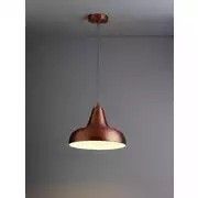 a light hanging from the ceiling in a room