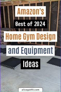 the words amazon's best of 2012 home gym design and equipment ideas