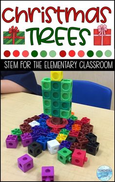 Festive Christmas STEM Challenges for Each Grade - Teachers are Terrific Stem Challenges Elementary, Lego Christmas, Steam Activities, Science Activities For Kids