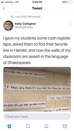 tweet posted to students on twitter