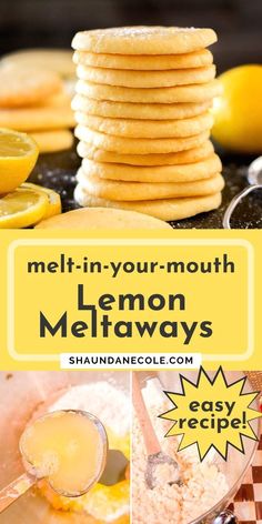 lemon melt - in - your - mouth muffins are the perfect treat for summer