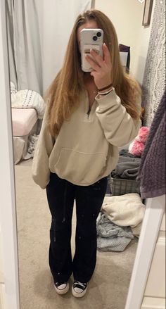 Lazy But Cute Outfit, Flare Leggings Outfit, Leggings Outfit Ideas, Basic Girl Outfit, Simple Outfits For School, Outfits For School, Leggings Outfit, Cute Lazy Outfits