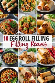 10 egg roll filling filling recipes