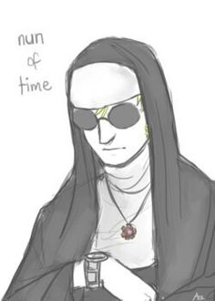 a drawing of a woman wearing sunglasses and holding a cell phone with the words run & time on it