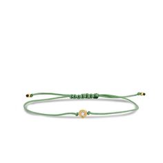 Shop Sydney Evan 14k Gold & Diamond Fluted Cord Bracelet Silk Cord Bracelet, Sydney Evan, Silk Cord, Cord Bracelet, Fine Jewelry Collection, Cord Bracelets, Jewelry Inspo, Green Silk, Bead Charms