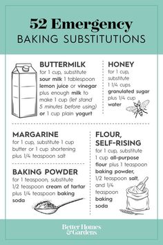 an info sheet describing the benefits of baking and how to use it in your kitchen