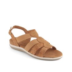 David Tate-Quan Sandal Looking to up your comfort and style levels this summer? Go for the Quan sandal by David Tate. Stretchy upper with embellished circular appliques forms the upper of the adjustable sandal. A dual-density unit bottom sole keeps you steady with its slip-resistant tread. Summer Strappy Footbed Sandals With Cork-bed Midsoles, Summer Footbed Sandals With Adjustable Cork-bed Midsoles, Summer Double Strap Sandals With Cork-bed Midsoles, Beige Sandals With Cork-bed Midsoles In Synthetic Material, Adjustable Cork-bed Wedge Sandals For Beach, Trending Handbags, Comfortable Sandals, Athletic Sneakers, Sneaker Shopping