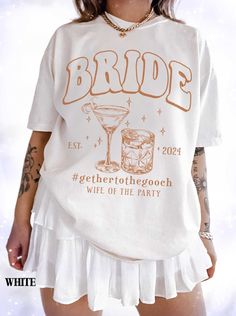 Luxury Bachelorette Merch Comfort Colors, Cocktail Social Club, Bridal Party Shirt, Wedding Gift, Personalized Bride Shirt, Bridesmaid Shirt, #tshirts #tshirt #fashion #tshirtdesign Bachelorette Tops, Bridesmaids Shirts, Bride To Be Party, Bachelorette Merch, Bride Era, Luxury Bachelorette, Bride Tshirt, Funny Bride, Bridesmaid Shirt