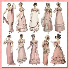 Victorian Era Fashion, Regency Gown, Empire Silhouette, Regency Era Fashion, The Victorian Era, Regency Dress, Regency Fashion, 19th Century Fashion, Regency Era