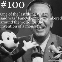 an old photo with the caption for mickey mouse's 100th birthday party