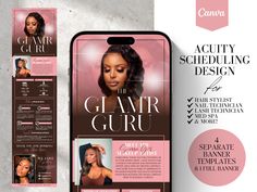 **THIS IS A DIGITAL FILE - NO PHYSICAL ITEM WILL BE SHIPPED Elevate your beauty business with our elegantly designed Pink and Brown Glamour Theme Acuity Scheduling website design template. Whether you're a talented makeup artist, hair stylist, skilled nail technician, lash technician, or other beauty professional, this versatile template caters to all your appointment booking needs and more! This template is FULLY editable and can be updated to your liking. Please note this template was specific Makeup Website Design, Makeup Website, Pink Glamour, Lash Technician, Beauty Professional, Banner Templates, Booking Sites, Lash Tech, Diy Website