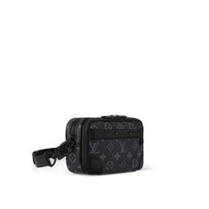 LOUIS VUITTON® - Alpha Wearable Wallet - Eclipse Louis Vuitton Mens Bags, Louis Vuitton Mens Bag, Bag Louis Vuitton, Compact Bag, Phone Cards, Trunk Bag, The Alpha, Best Wallet, Luxury Wallet