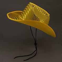 Gold color is liked by all and you are sure to find a lot of accessories in gold color however they are not as cool as the EL wire mens & womens gold cowboy / cowgirl hats. The unisex lighted hats come with contrasting EL wire and gold colored sequins which ensure that the hats are visible even from a distance and you are able to stand out in a crowd. The trendy, funny, crazy & cute gold cowgirl / cowboy hat is unisex and comfortable to wear and you can make the best of the products by using the El Wire, Cowboy Party, Stand Out In A Crowd, Cowgirl Cowboy, Cowgirl Hats, Cowboy Cowgirl, Cowboy And Cowgirl, Party Hat, Gold Sequin