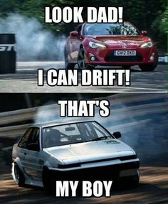 😆 Kid Friendly Trips, Ae86, Memes Humor, Drift Cars