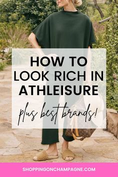 Guide to Looking Rich in Athleisure: Do you find yourself spending most of your day in athleisure wear? I’ve found it so comfortable that I’ll put it on for a morning workout and then keep wearing it all day long for errands, meeting up with friends, and even a casual dinner out.But we're not just talking about throwing on any old pair of leggings and a sweatshirt. No, my friend, we're elevating it to look rich, sophisticated, and utterly chic, just like us! Ladies Sports Wear Outfits Casual, How To Wear Workout Clothes All Day, Classy Yet Trendy Athleisure, Work Athleisure Outfits Summer, Put Together Athletic Outfits, Athletic Travel Outfit, Casual Outfits For Running Errands, Rich Athleisure Outfits, Cool Workout Outfits Women