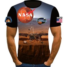 Nasa, T Shirt, Clothes