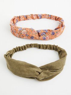 Crown your outfits with vibrantly colored floral headbands and watch heads turn. Set of 2. Man-made materials. Imported. The best plus size women's olive green & orange floral soft headband set - of 2 headbands in multi. Torrid is your destination for the freshest spring and summer styles. Summer Styles, Headband Set, Soft Headbands, Fitted Wedding Dress, Floral Headbands, Bra Cups, Green Orange, Green And Orange, Hair Jewelry