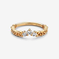 Pandora Regal Swirl Tiara Ring, Tiara Ring Pandora, Pandora Stackable Rings, Tiara Ring, Ring Inspo, Swirl Ring, Wants And Needs, Pandora Rings, Crystal Beads Bracelet