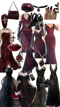 Vampire Dress, Vampire Clothes, Prom Inspo, Goth Dress, Gothic Outfits, Goth Outfits