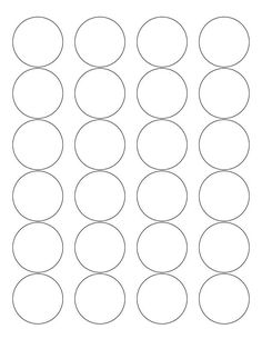 an oval sticker is shown in the shape of a circle with two circles on each side