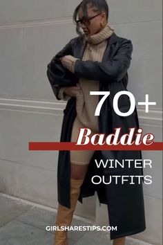 Sweet Edgy Outfits, Baddie Airport Outfits Winter, Sports Bar Outfits For Women Winter, Black Women Fall Outfits 2024, Nyc Night Winter Outfits, Inspired Looks Outfit, Simple Chic Winter Outfits, Lunch Winter Outfit Ideas, Black Wrap Sweater Outfit