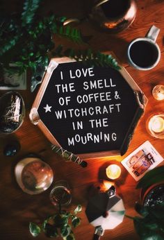 Coffee Witchcraft, Coffee And Witchcraft, The Smell Of Coffee, Kitchen Halloween, Witch Kitchen, John Bennett, Witch Cottage, Kitchen Witchery, Eclectic Witch