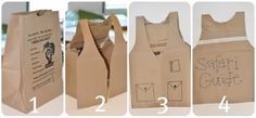 the instructions for how to make a paper bag