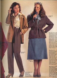 80s Detective Outfit, 80s Fashion Business Woman, 80s Workwear Women, 70s Reporter Outfit, 80s Neutral Fashion, Early 1980s Fashion Women, 80s London Fashion, 80s Women’s Fashion, 80s Housewife Fashion