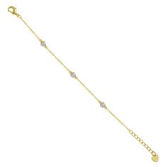 Starlight Bracelet - EVRYJEWELS Evry Jewels, نظارات شمسية, Waterproof Jewelry, Hand Chain, Chain Anklet, Online Jewelry Store, Circle Pendant, Pendant Bracelet, Cz Stone