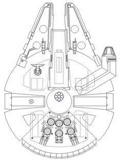 the floor plan for a space shuttle