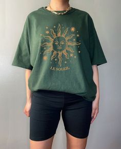 Sun and Moon Celestial tshirt 90s Oversized Graphic Crewneck | Etsy Indie Shirts, Y2k Vintage Aesthetic, Celestial Sun And Moon, New York Sweatshirt, Crewneck Vintage, Sweatshirt Aesthetic, Celestial Sun, Oversized Graphic Tee, Graphic Tees Vintage