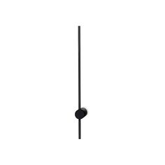 a black clock on a white background with no numbers