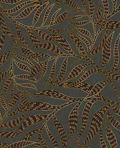 Acquire 391553 Terra Montrose Multicolor Leaves Multicolor by Eijffinger Wallpaper Terra Wallpaper, Wallpaper Boulevard, Photo Mural, How To Hang Wallpaper, Botanical Wallpaper, Pip Studio, Leaf Wallpaper, Modern Wallpaper, Gold Ink