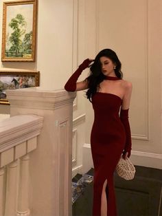 Item Details  
 Product Number : SD813 
 
 SilhouetteSheath  
 Sleeves : Sleeveless 
 Back Style: Zipper 
 Size:S,M,L,XL  
 
 S:Length :106cm Bust :80cm Waist:64cm   
 M :Length:107cm Bust :84cm  Waist68cm   
 L :Length:108cm Bust :88cm Waist72cm   
 
 XL :Length:109cm Bust :92cm Waist76cm Elegant Red Dress With Gloves, Woman In Red Dress Aesthetic, Red Dress Outfit Elegant, Elegant Dresses With Gloves, Prom Dresses With Gloves, Prom Dress With Gloves, Satin Dresses Casual, Party Dress Birthday, Dress With Gloves