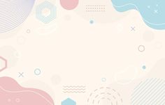 an abstract background with pastel colors and shapes