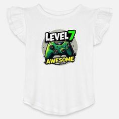 Discover Designs Iman designs online | Spreadshirt 7th Birthday, Online Design, Toddler Girls, Toddler Girl, T Shirt, White, Design