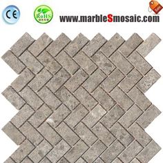 grey marble mosaic tile with different colors and sizes, suitable for wall decoration or flooring