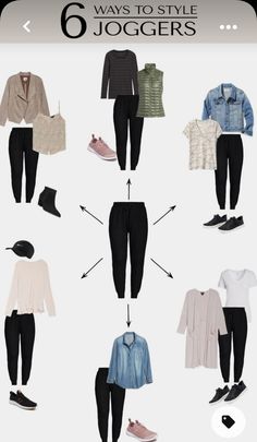 Joggers Outfit Women, How To Wear Joggers, Fashion Capsule Wardrobe, Bag Packing, Joggers Outfit, Mode Boho, Mode Casual, Fashion Capsule