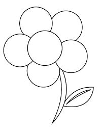 a drawing of a flower on a white background