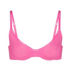 New Without Tags. Sold Out Online! Skims Cotton Logo Demi Bra Color: Sugar Pink Size: 40dd Meet The Softest Underwire Bra You’ve Ever Owned. Designed For Daily Lift And Support, This Style Features Skims Logo-Accented Adjustable Straps And Lightly Lined Cups. Fits True To Size. Tonal Rubberized Logo Detail Along Straps And Neckline, Adjustable Straps, Comfortable Underwire For Support, Hook And Eye Back Closure 90% Cotton / 10% Spandex Machine Wash Cold, Do Not Bleach, Line Dry, Do Not Iron, Do Logo Hipster, Green Bras, Room Stuff, Cute Preppy Outfits, Demi Bra, Pink Bra, Cotton Logo, T Shirt Bra, Preppy Outfits