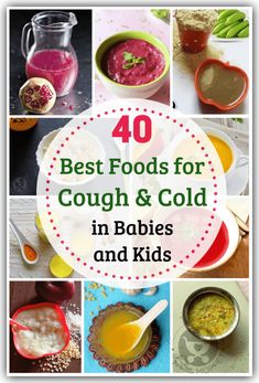 the top 10 best foods for cough and cold in babies and kids with pictures of baby food