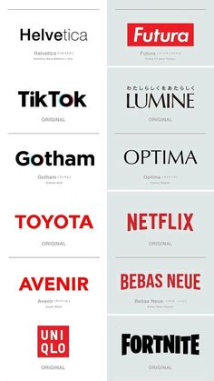 some type of font that is in different colors and sizes, including red, black, white