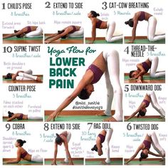 the yoga flow for lower back pain is easy to do and it's very effective