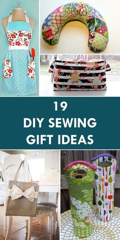 sewing gift ideas for beginners to sew and make them look like they are on the